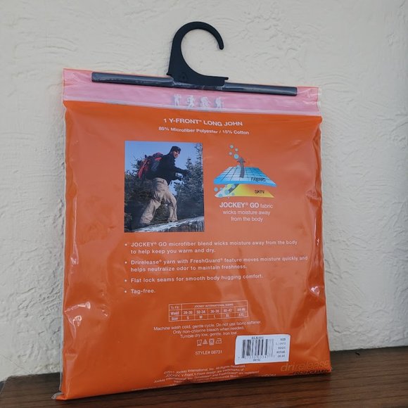 Jockey || Men's Large Long Johns Thermal Underwear || New In Package - Picture 3 of 6